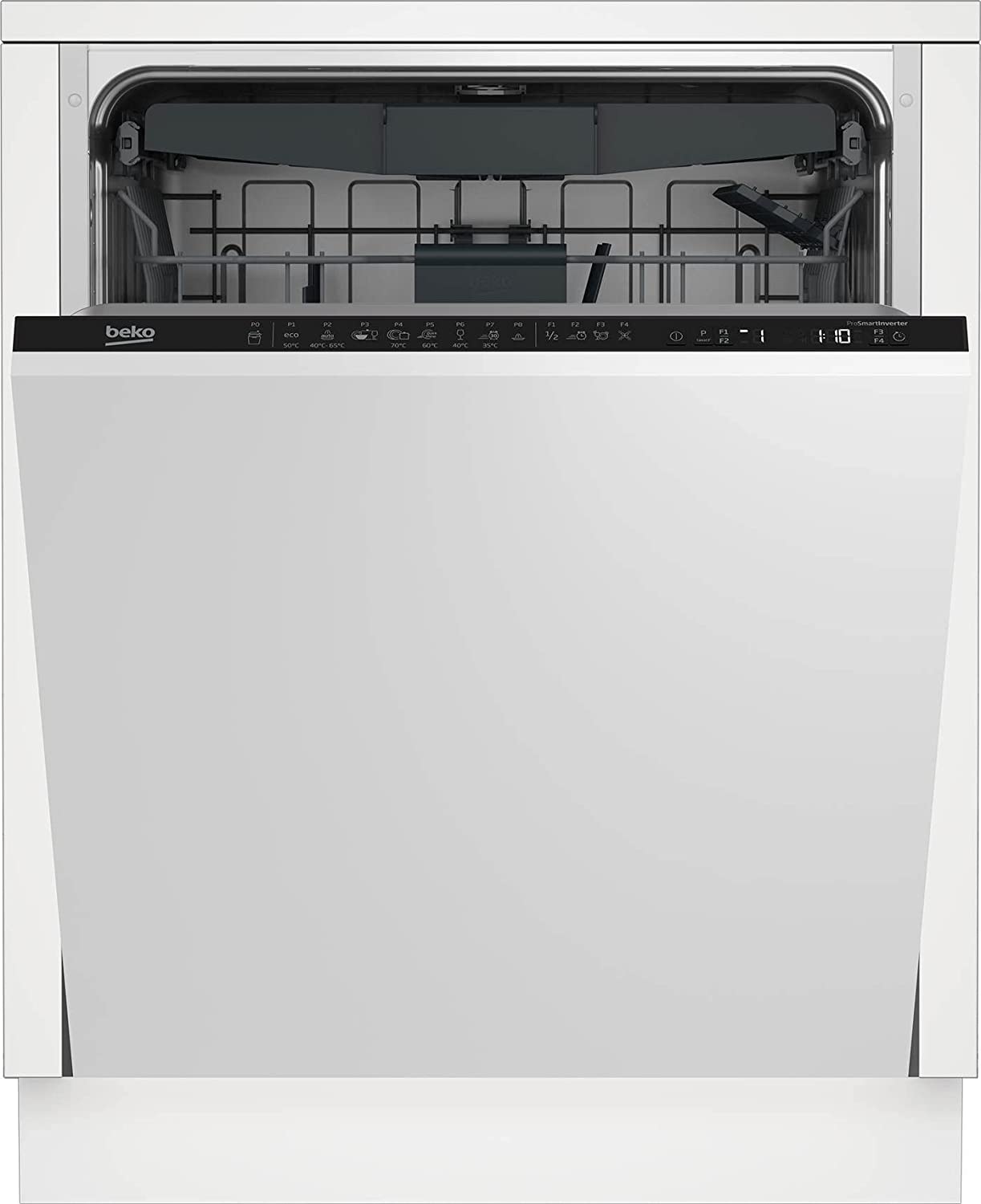 Beko DIN28423 Entièrement intégré 14places A++ lave-vaisselle - Lave-vaisselles (Entièrement intégré, Taille maximum (60 cm), Noir, LCD, Acier inoxydable, 14 places)