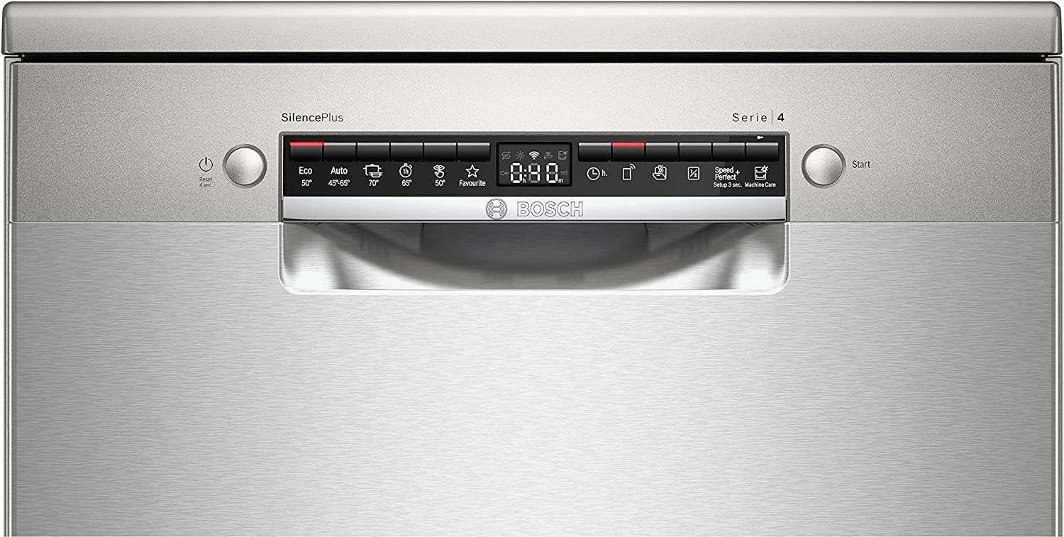 Bosch Électroménager SMS4EVI14E Série 4 Lave-vaisselle de libre position 60 cm Inox [Classe énergétique C]